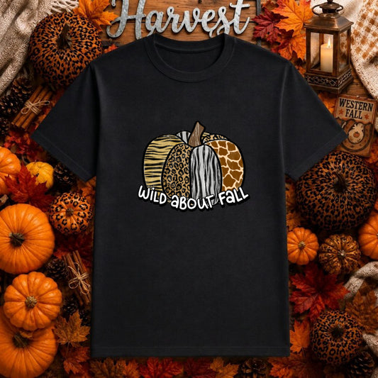 Wild About Fall Leopard Heart – Fall DTF Transfer – by Ink Rush – Premade Transfers – Fall, Apparel Decor