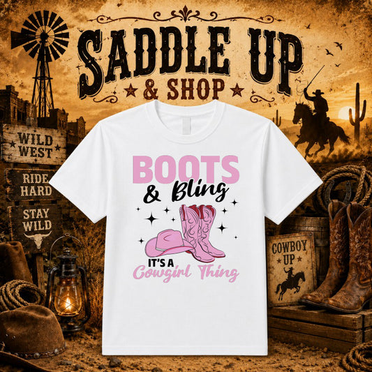 Wild West Outlaw Est. 1880 – Western DTF Transfer – by Ink Rush – Premade Transfers – Western, Apparel