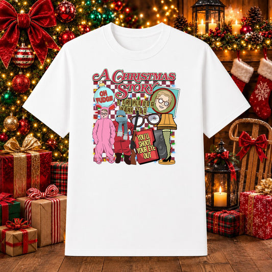You'll Shoot Your Eye Out – Christmas DTF Transfer – by Ink Rush – Premade Transfers – Christmas, Apparel Decor