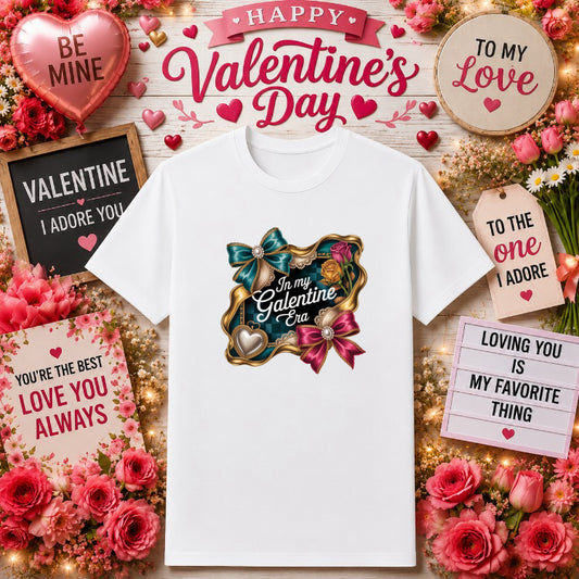 YOU & ME Leopard Heart – Valentine's Day DTF Transfer – by Ink Rush – Premade Transfers – DTF Transfers, Heat Transfers